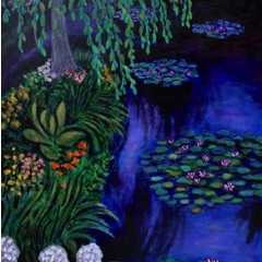 156 Monet's Garden 30 X 40